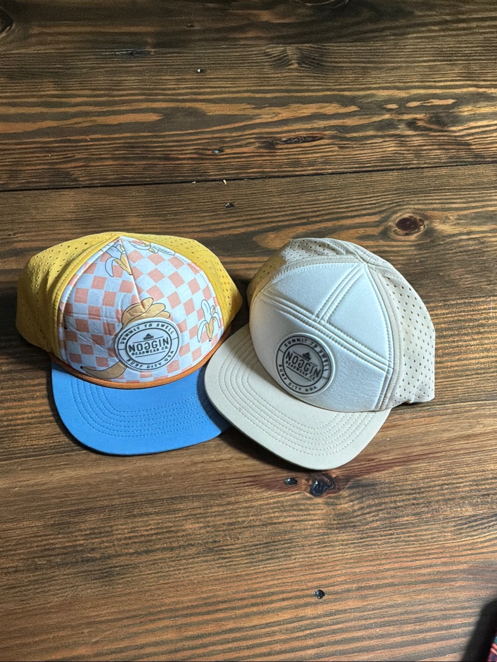 Noggin Kids' Mesh Trucker Cap - Yellow & Blue